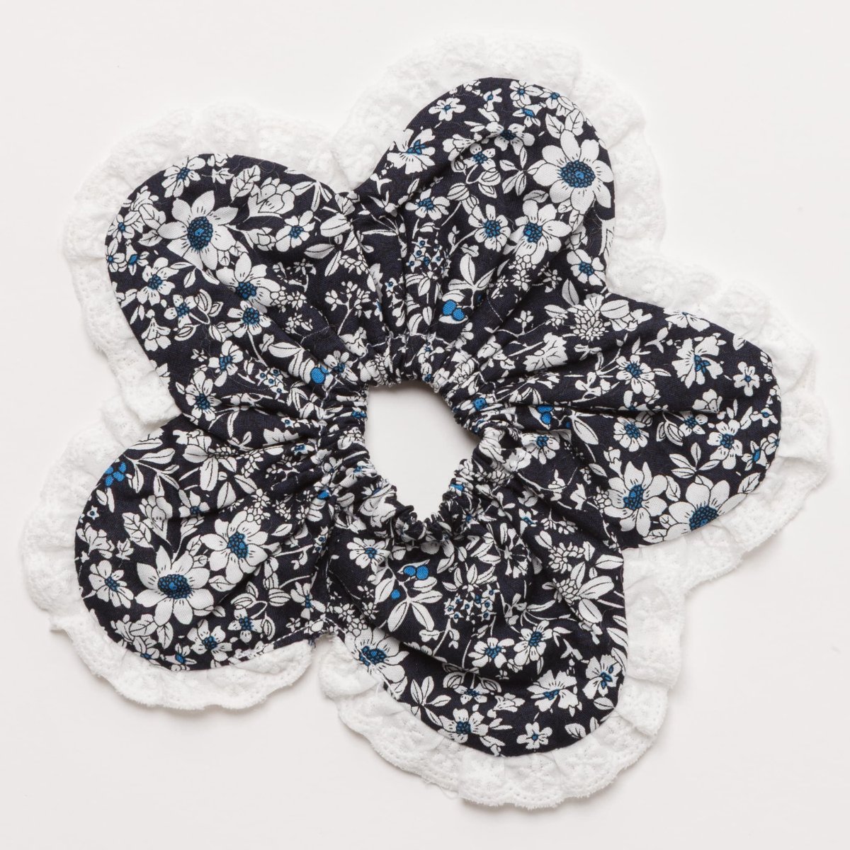 画像5: フローラル・リボン・シュシュセット1 (5)