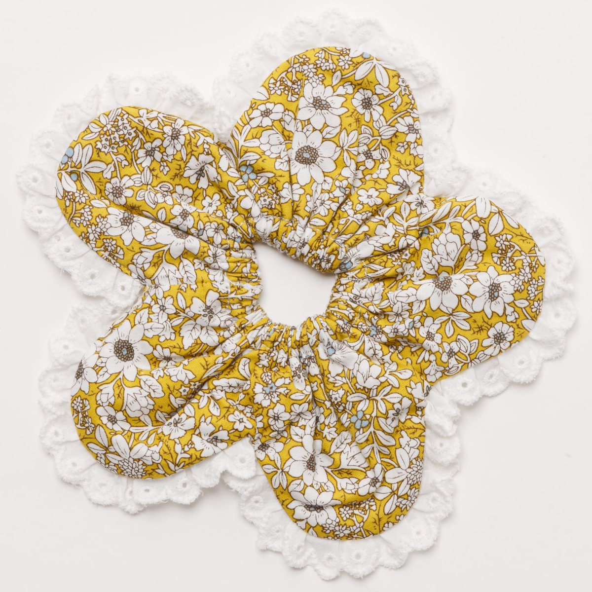 画像7: フローラル・リボン・シュシュセット2 (7)