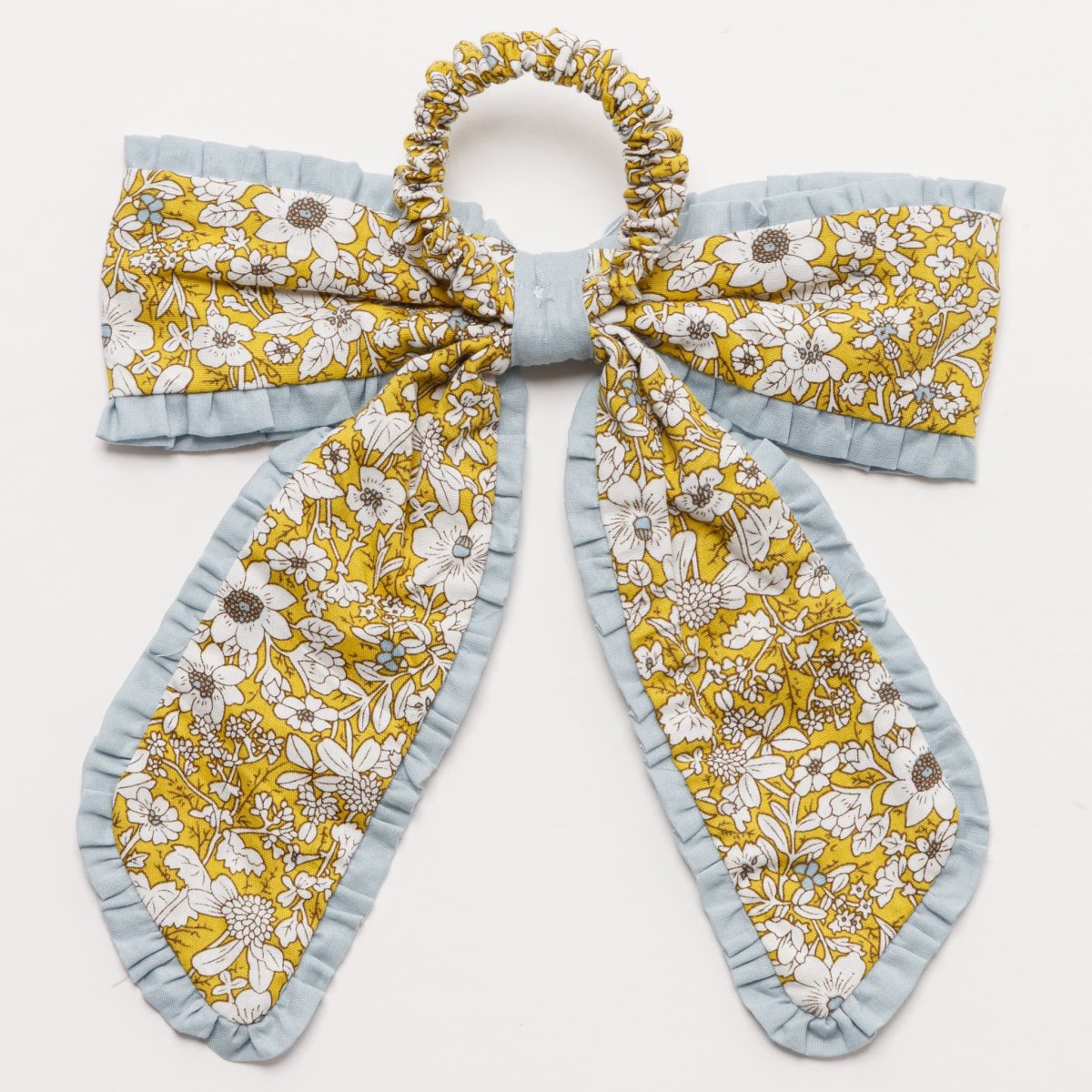 画像4: フローラル・リボン・シュシュセット1 (4)