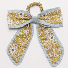 画像2: フローラル・リボン・シュシュセット1 (2)