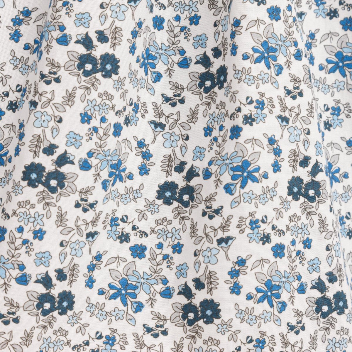 画像16: ブルーフローラルプリント・ハンドスモック・ドレス_6〜12ヶ月(身長 80-85cm) (16)