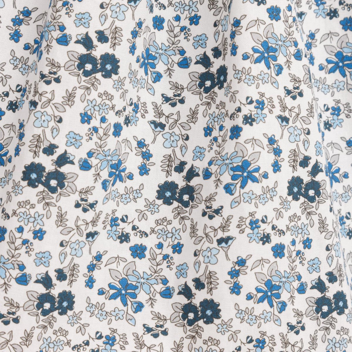 画像17: ブルーフローラルプリント・ハンドスモック・ドレス_3〜4歳(身長 98-103cm) (17)