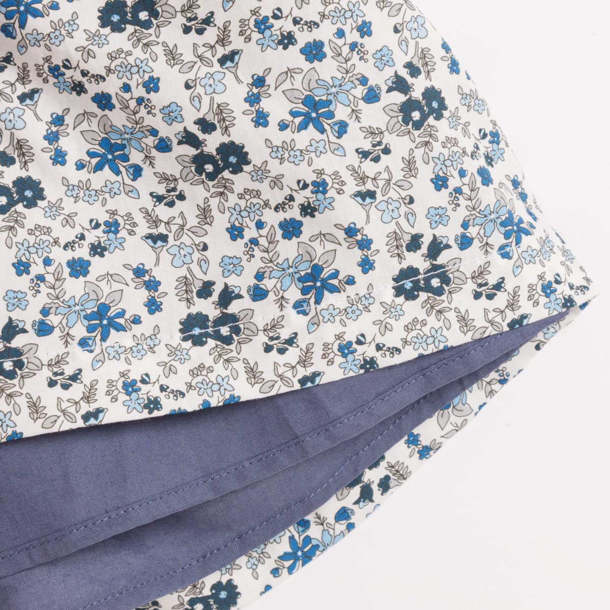 画像14: ブルーフローラルプリント・ハンドスモック・ドレス_1〜2歳(身長 85-92cm) (14)