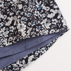 画像5: ダークブルーフラワー・ハンドスモック・ドレス_3_4歳(身長 98-103cm) (5)