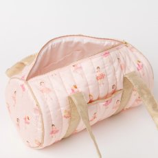 画像10: ブラッシュ・バレリーナ・プリントキルティング・ダッフルバッグ (10)