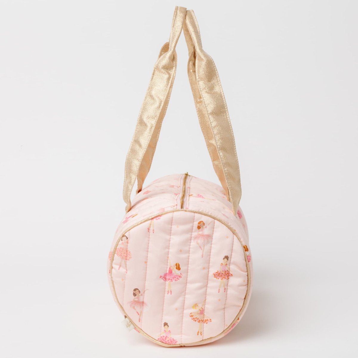画像7: ブラッシュ・バレリーナ・プリントキルティング・ダッフルバッグ (7)