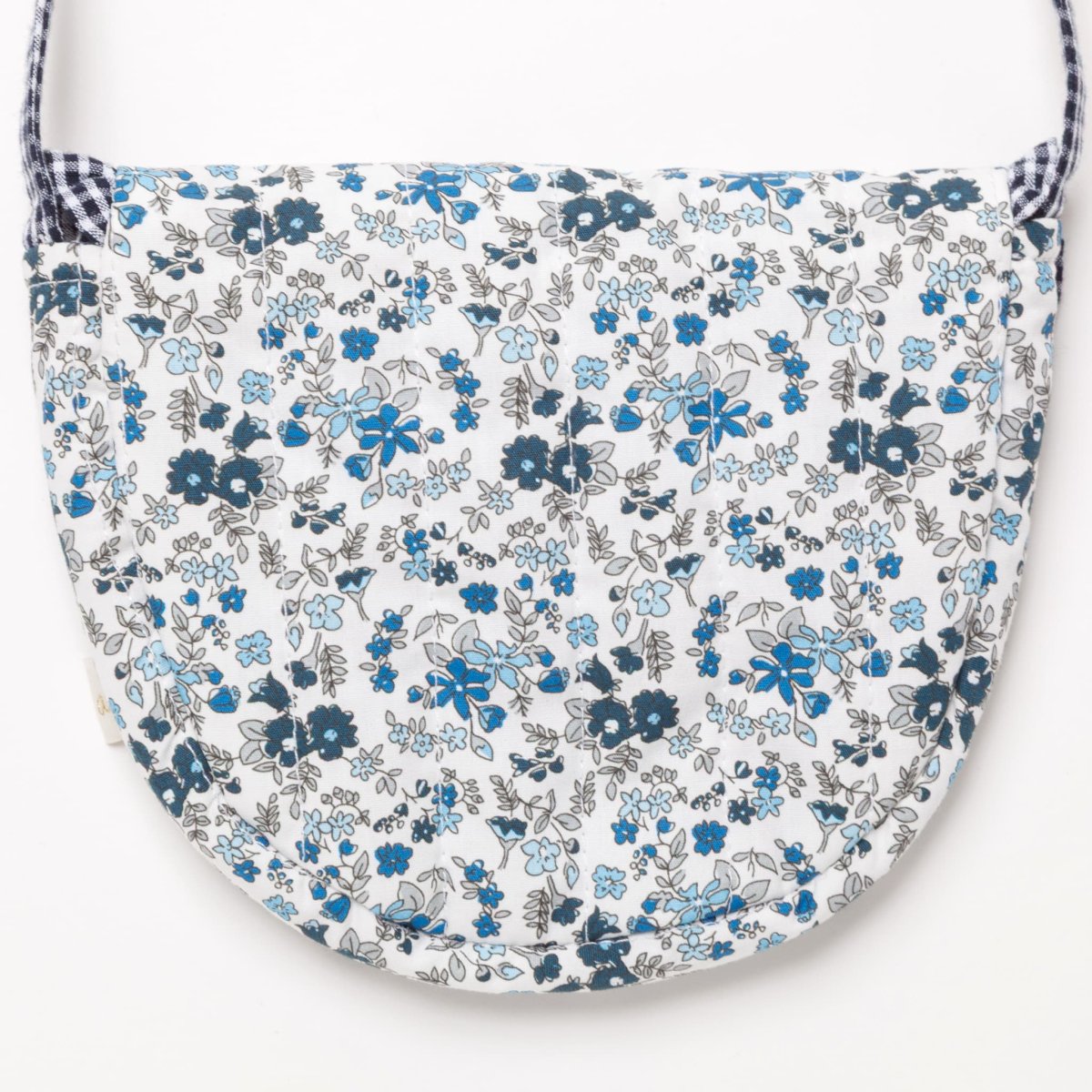 画像5: ブルーフローラルプリント・クロス・バッグ (5)