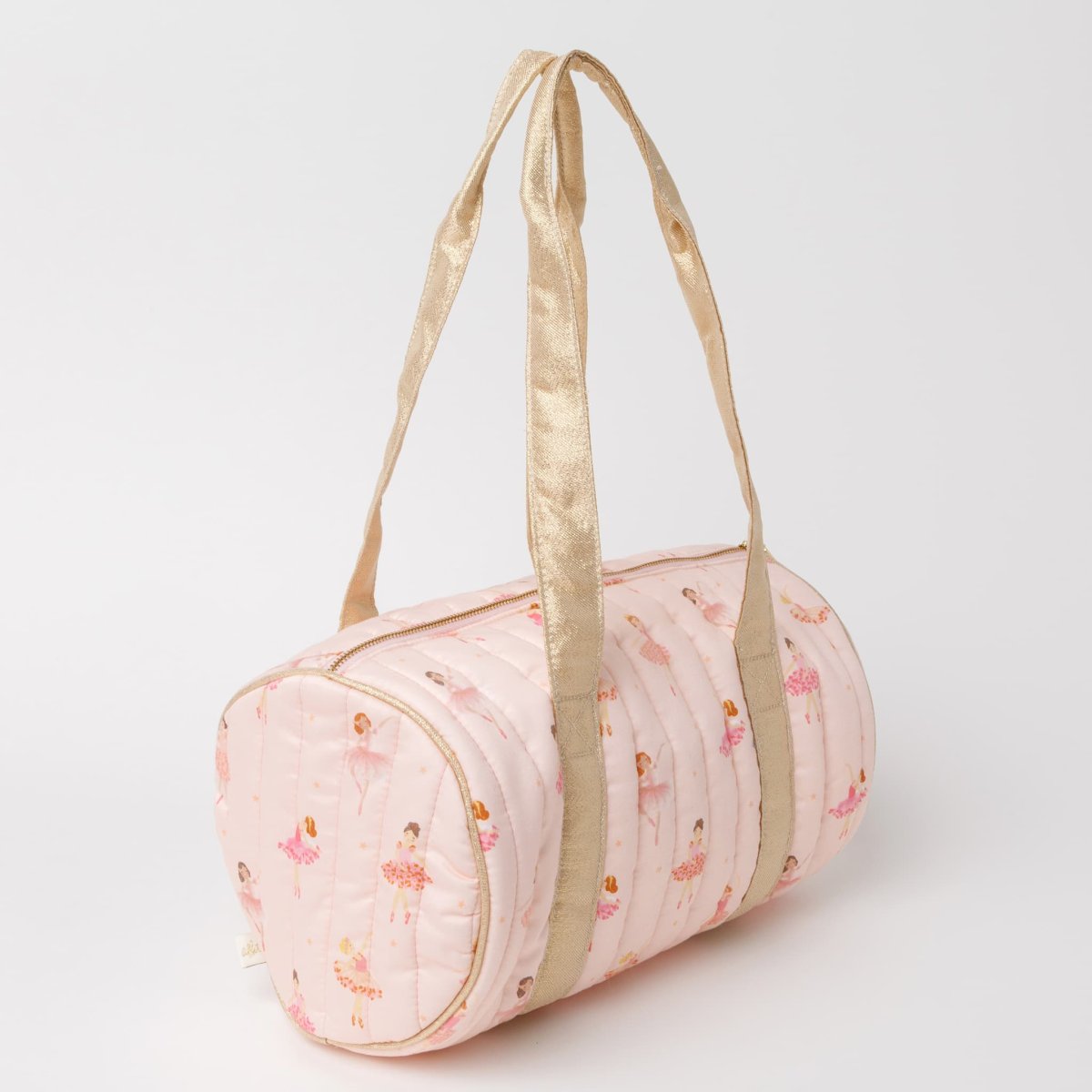 画像6: ブラッシュ・バレリーナ・プリントキルティング・ダッフルバッグ (6)