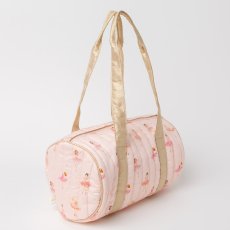 画像6: ブラッシュ・バレリーナ・プリントキルティング・ダッフルバッグ (6)