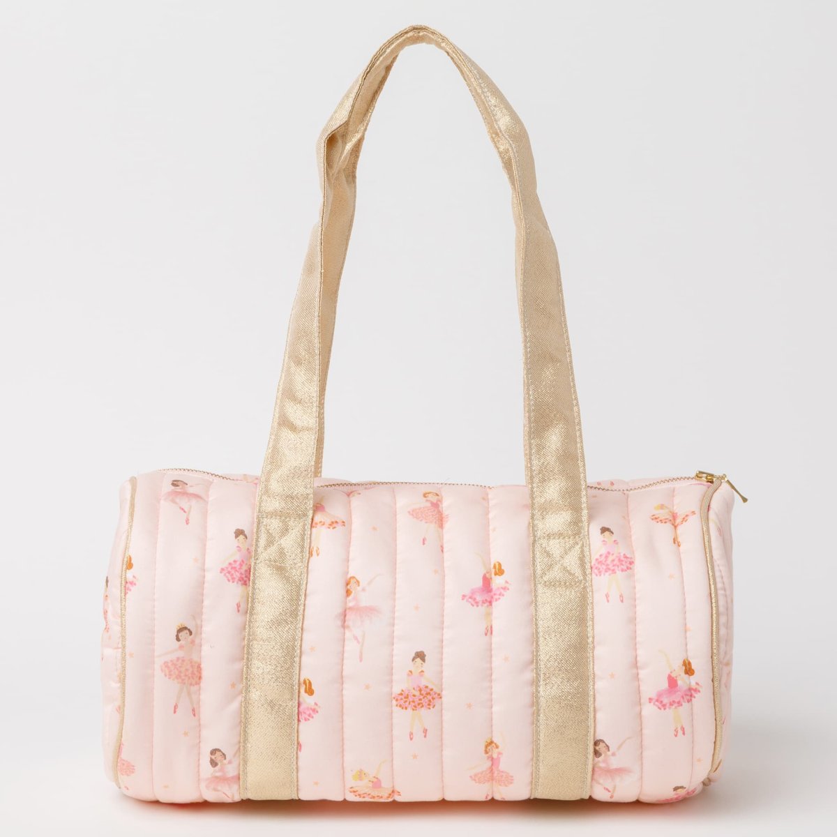 画像5: ブラッシュ・バレリーナ・プリントキルティング・ダッフルバッグ (5)
