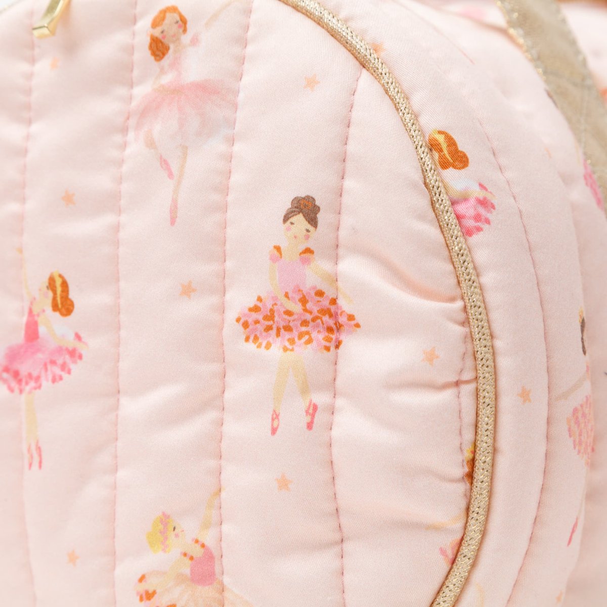 画像9: ブラッシュ・バレリーナ・プリントキルティング・ダッフルバッグ (9)