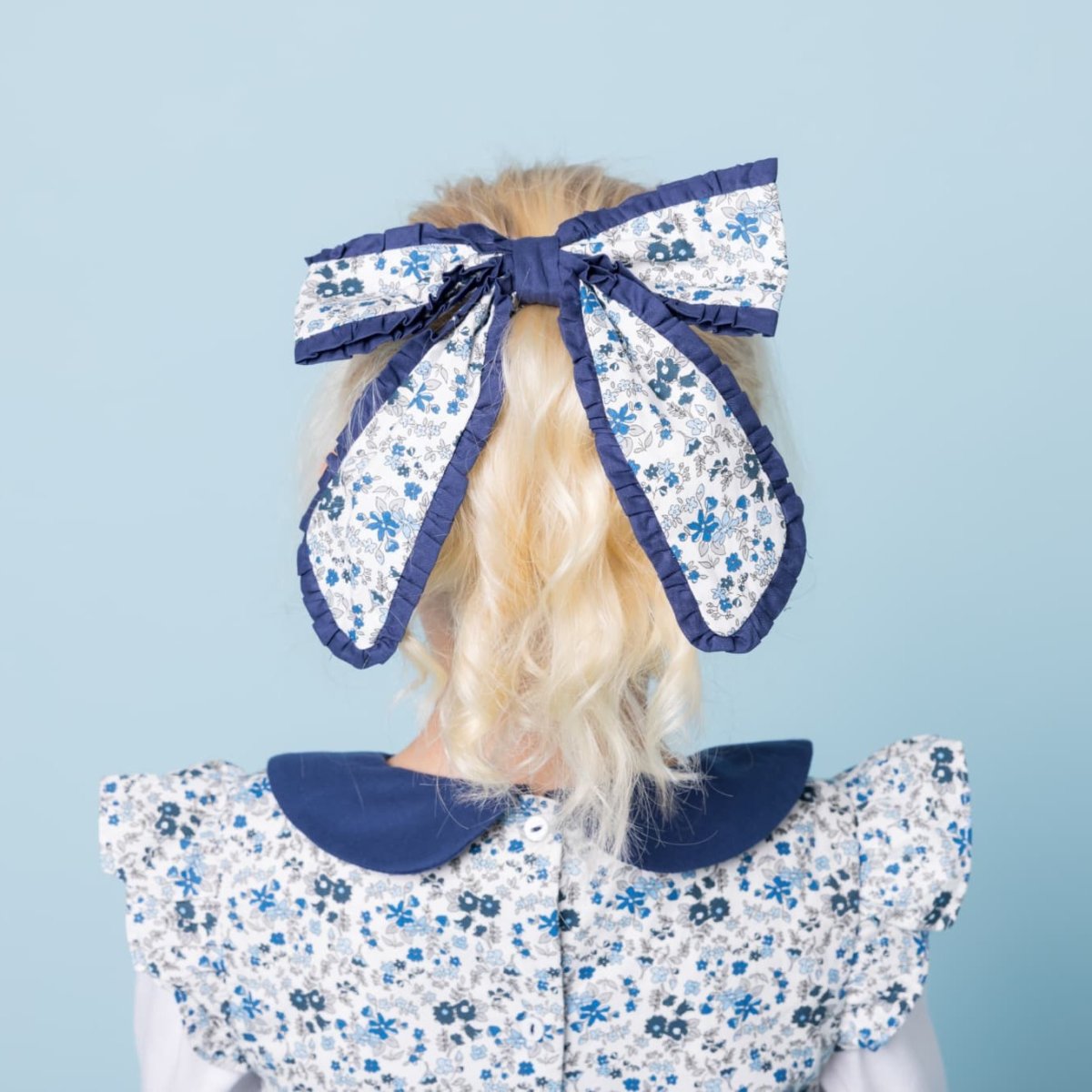 画像1: フローラル・リボン・シュシュセット2 (1)