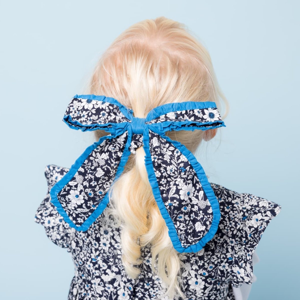 画像2: フローラル・リボン・シュシュセット 3 (2)