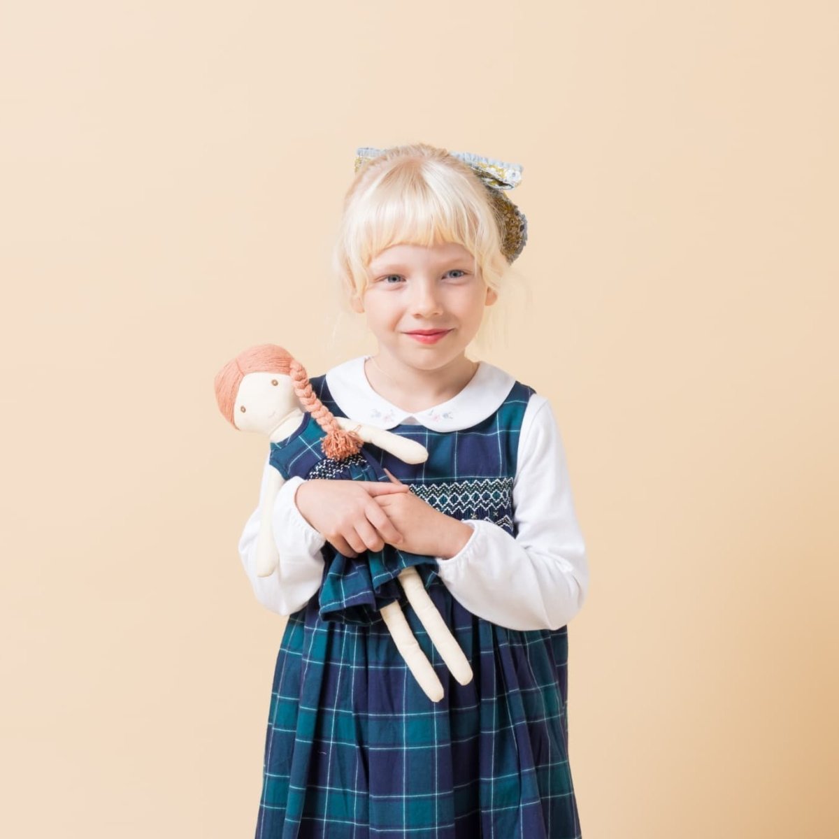 画像6: チェック柄・スモック・ドレス_2_3歳(身長 92-98cm) (6)