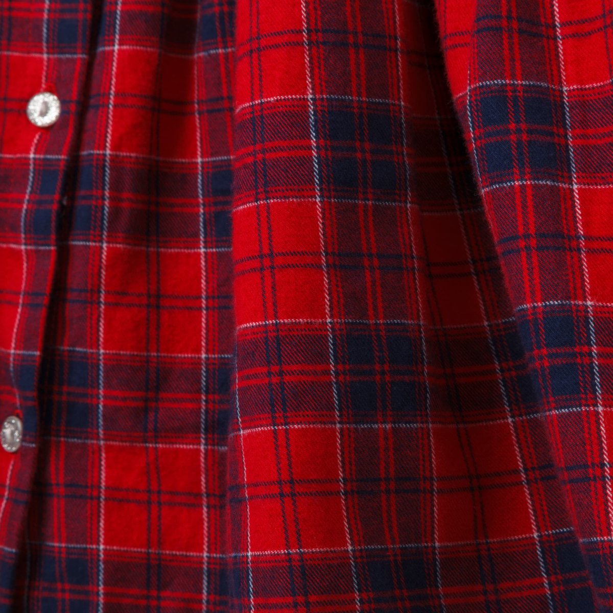 画像11: ティアード・レッドタータン・ドレス_5_6歳(身長 108-114cm) (11)