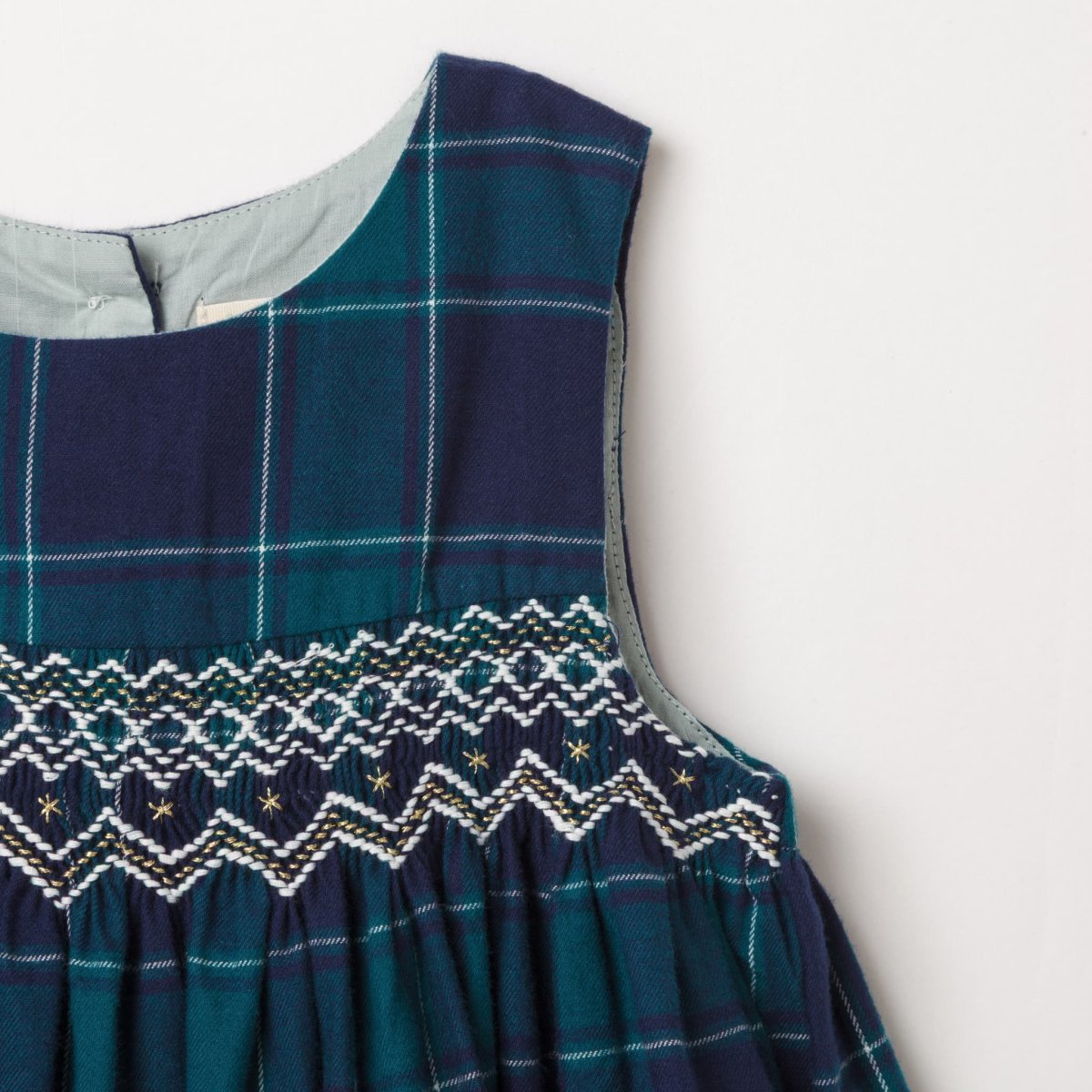 画像11: チェック柄・スモック・ドレス_1_2歳(身長 85-92cm) (11)