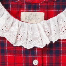 画像9: ティアード・レッドタータン・ドレス_4_5歳(身長 103-108cm) (9)