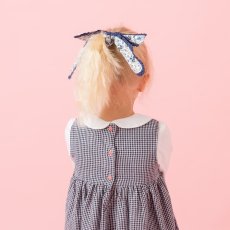 画像6: ダークブルー・ギンガムチェック・ハンドスモック・ドレス_6_12ヶ月(身長 80-85cm) (6)