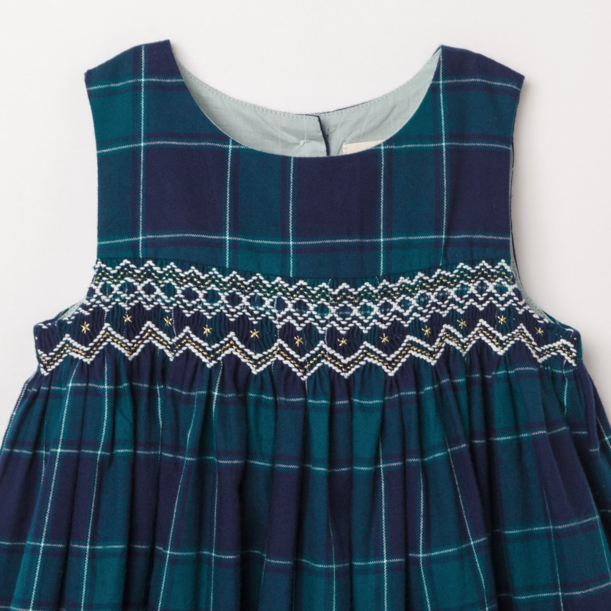 画像10: チェック柄・スモック・ドレス_5_6歳(身長 108-114cm) (10)