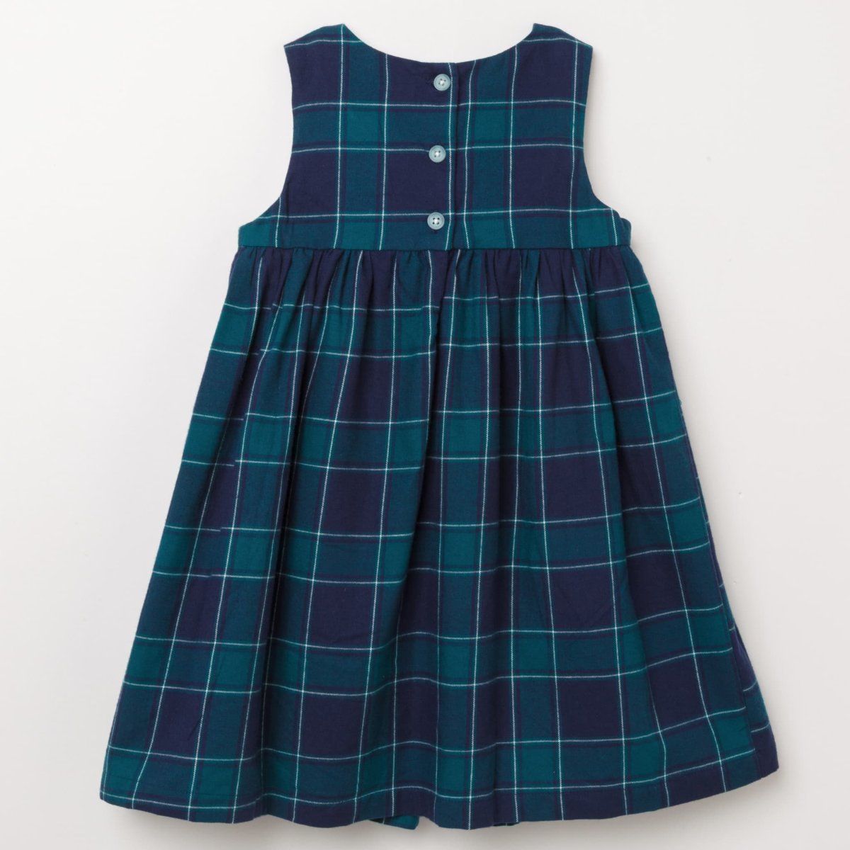 画像9: チェック柄・スモック・ドレス_5_6歳(身長 108-114cm) (9)