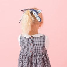 画像6: ダークブルー・ギンガムチェック・ハンドスモック・ドレス_5_6歳(身長 108-114cm) (6)