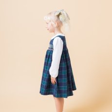 画像2: チェック柄・スモック・ドレス_6_12ヶ月(身長 80-85cm) (2)