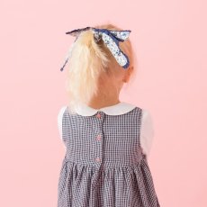 画像6: ダークブルー・ギンガムチェック・ハンドスモック・ドレス_4_5歳(身長 103-108cm) (6)