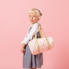 画像2: ブラッシュ・バレリーナ・プリントキルティング・ダッフルバッグ (2)