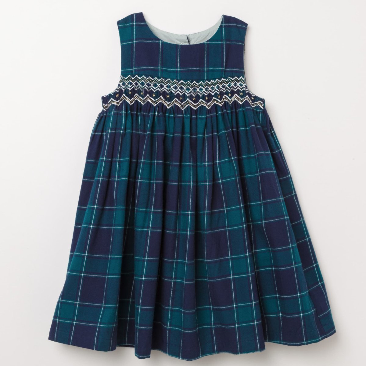 画像8: チェック柄・スモック・ドレス_1_2歳(身長 85-92cm) (8)