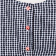 画像12: ダークブルー・ギンガムチェック・ハンドスモック・ドレス_5_6歳(身長 108-114cm) (12)