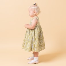 画像4: イエローフローラル・プリントハンドスモック・ドレス_6_12ヶ月(身長 80-85cm) (4)