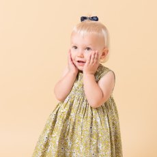 画像5: イエローフローラルプリント・ハンドスモック・ドレス_4_5歳(身長 103-108cm) (5)