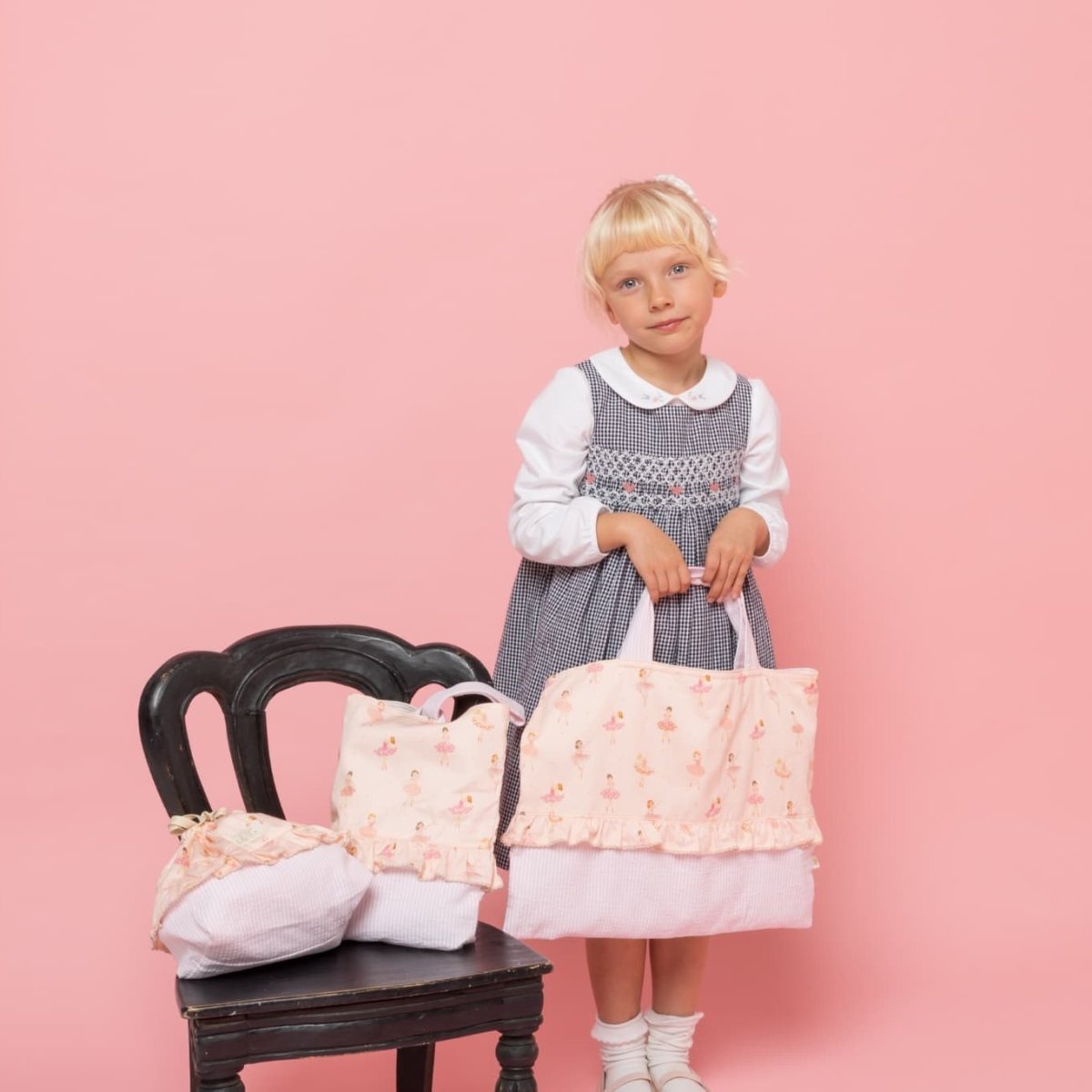 画像3: バレリーナプリント・ブック・バッグ (3)