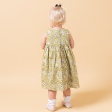 画像3: イエローフローラル・プリントハンドスモック・ドレス_6_12ヶ月(身長 80-85cm) (3)