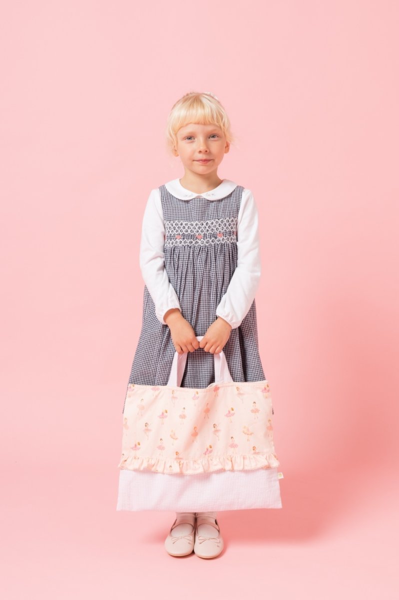 画像2: バレリーナプリント・ブック・バッグ (2)