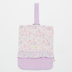 画像2: ライラックギンガム・シューズバッグ (2)