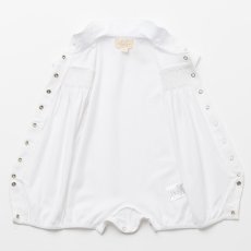 画像7: ハンドスモッキング・アムール・ホワイトジャージー（男の子用）_80cm (7)