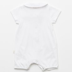 画像8: ハンドスモッキング・アムール・ホワイトジャージー（男の子用）_80cm (8)