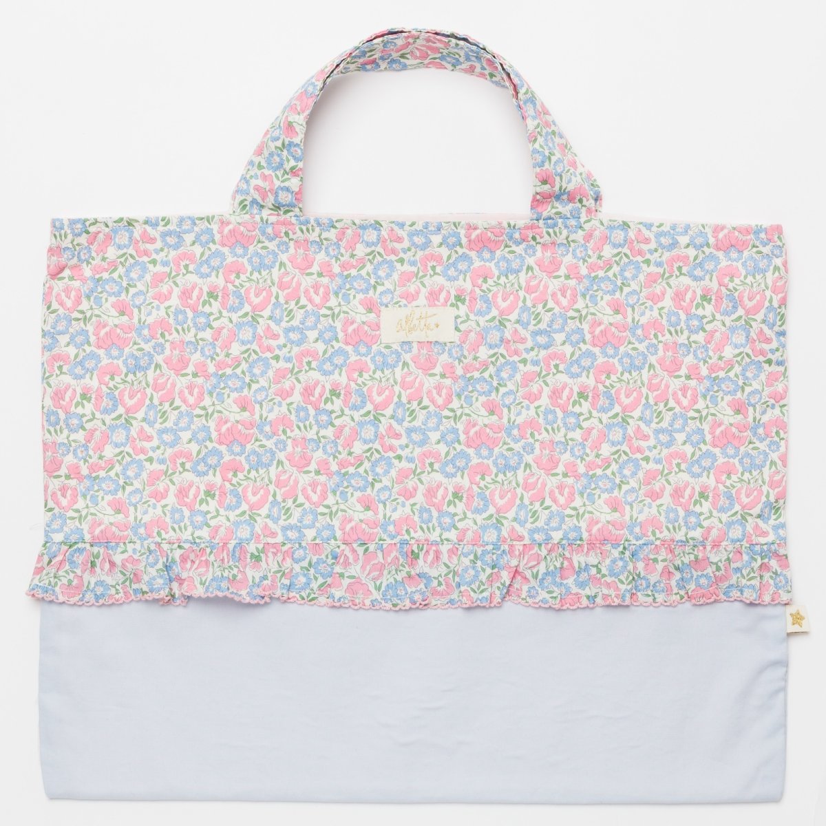 画像3: ブルーベルフローラル・ブック・バッグ (3)