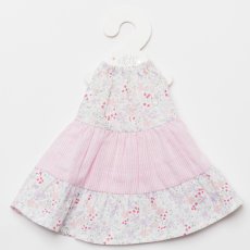 画像3: 【ドール用】ブルーベルフローラル・ティアード・ドールドレス (3)