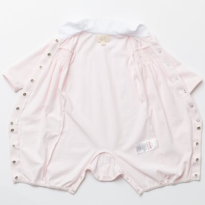 画像3: ハンドスモッキング・アムール・ピンクジャージー(女の子用)_80cm