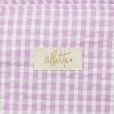 画像3: ライラックギンガム・ハンドスモッキング・バッグ (3)