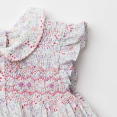 画像12: ワイルドフラワープリント・ハンドスモッキング・ワンピース_6〜12ヶ月(80-85cm) (12)