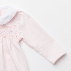 画像10: ハンドスモッキング・アムール・ピンクジャージー（女の子用）_70cm (10)