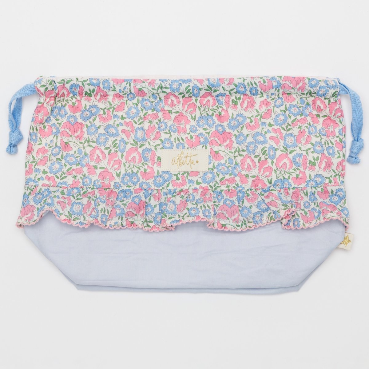 画像1: ブルーベルフローラル・ランチバッグ (1)