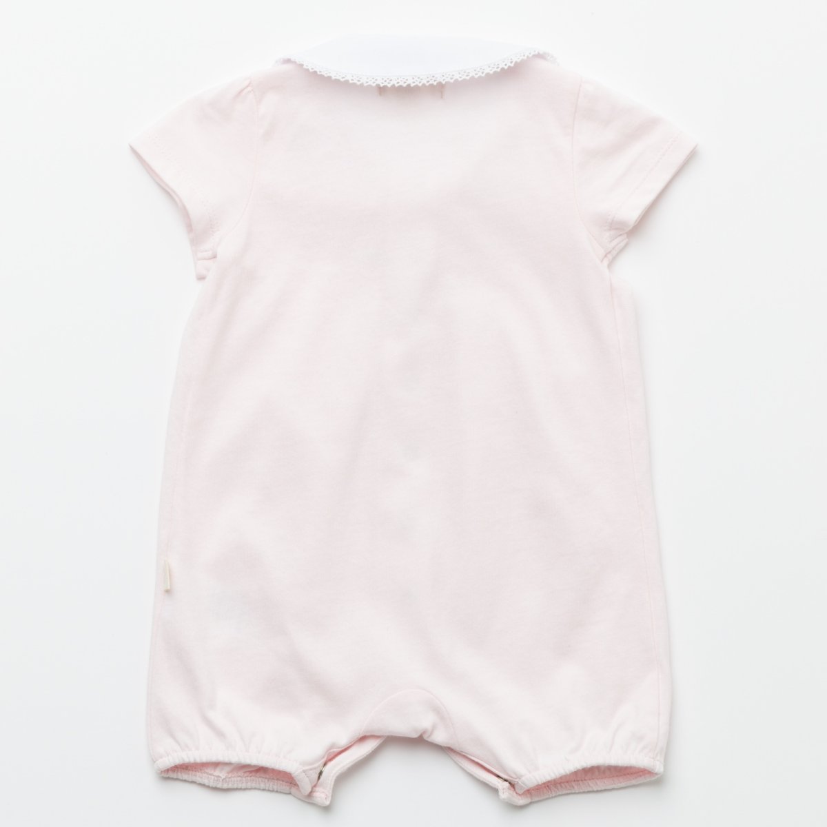 画像8: ハンドスモッキング・アムール・ピンクジャージー(男の子用)_80cm (8)