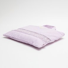 画像6: ライラックギンガム・ハンドスモッキング・バッグ (6)