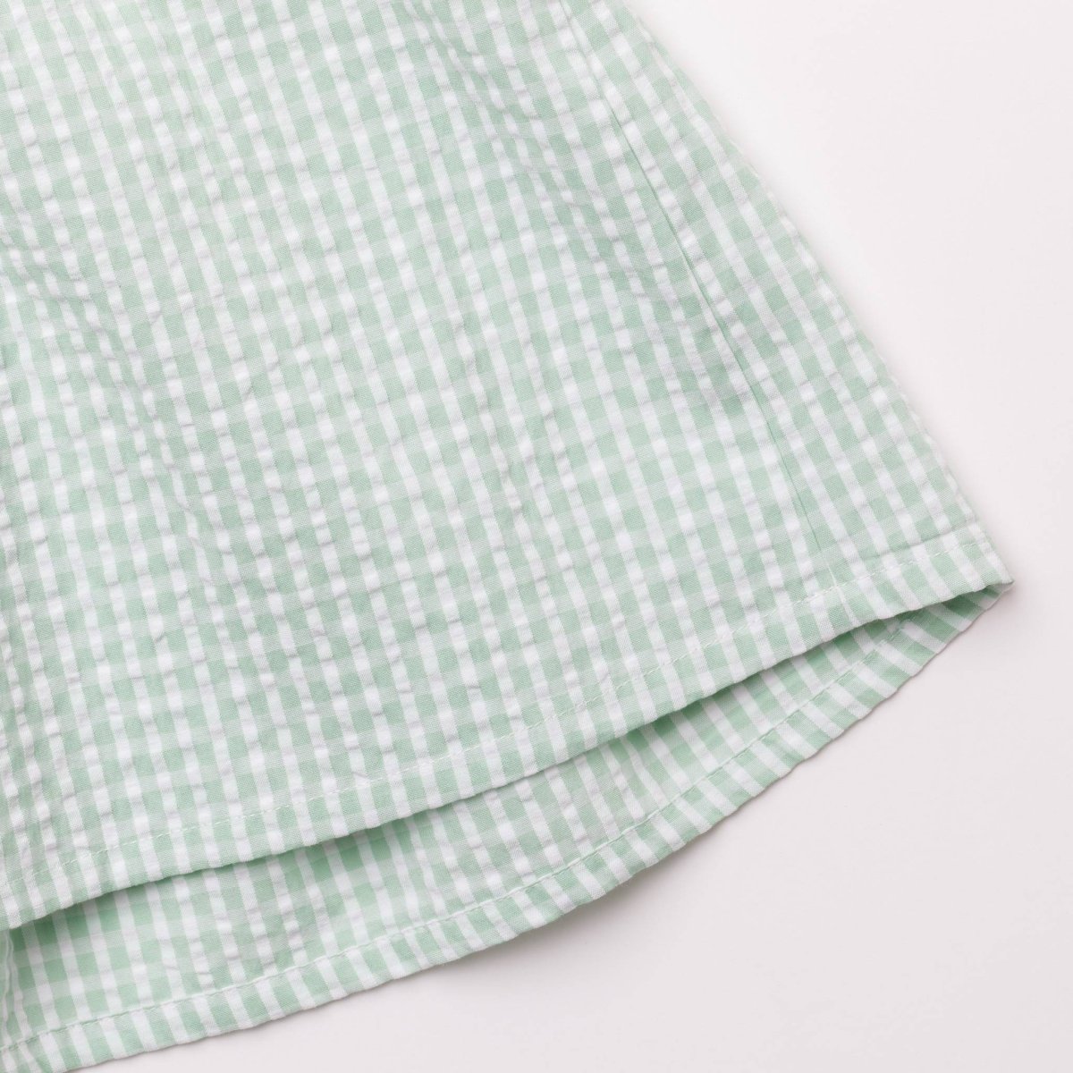 画像10: アップルギンガム・ハンドスモッキングワンピース_5_6歳用(身長 108-114cm) (10)