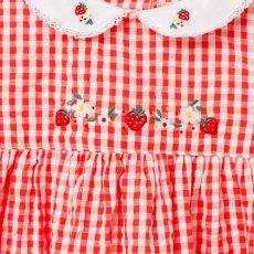 画像12: ストロベリー刺繍・ワンピース_6〜12ヶ月(80-85cm) (12)