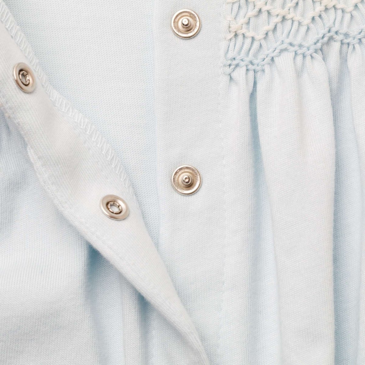 画像9: ハンドスモッキング・アムール・ブルージャージー（女の子用)_80cm (9)